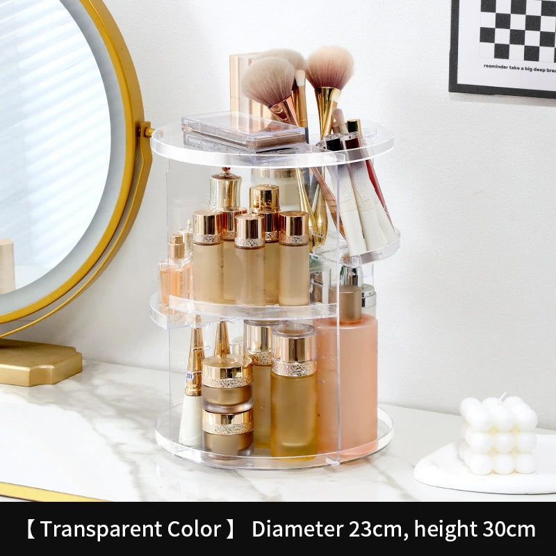 360° Rotating Makeup Organizer